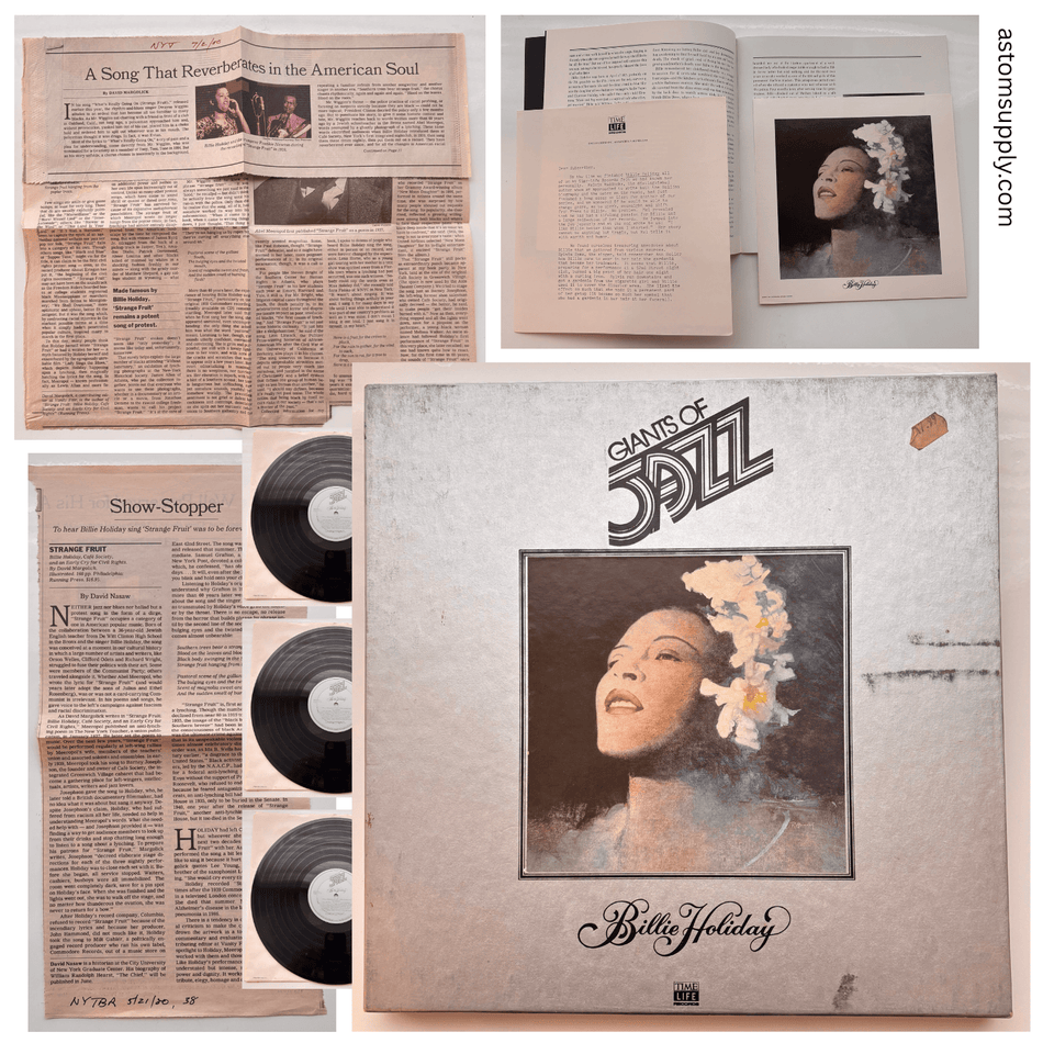 Billie Holiday – Giants of Jazz | Time-Life Vinyl Box Set | VG+ Vinyl | Extras