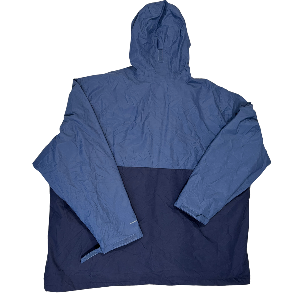 NWT Columbia Omni-Tech Interchange Jacket | Men's 5XT | Waterproof Blue