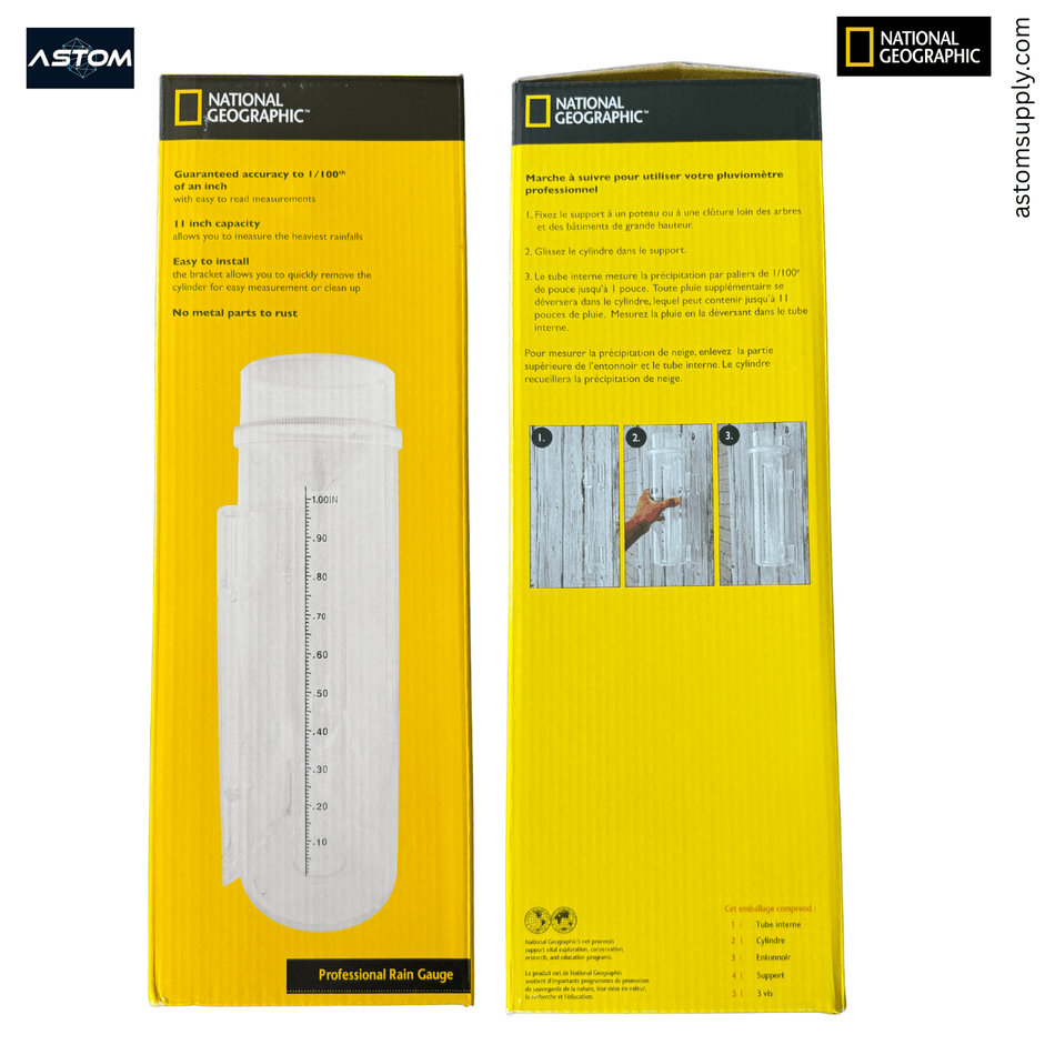 (4 units ) National Geographic 500NC Rain Gauge – Outdoor Weather Station, Code 057475500436 (Copy)